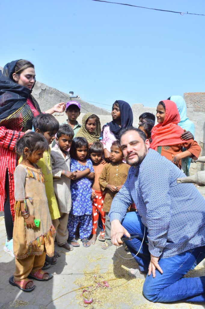 Feeding the children